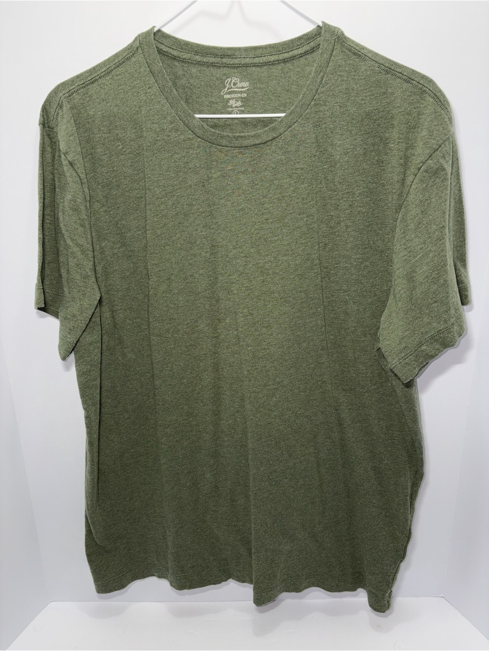 J. Crew Men’s Olive Green Crewneck Short Sleeve Tee
